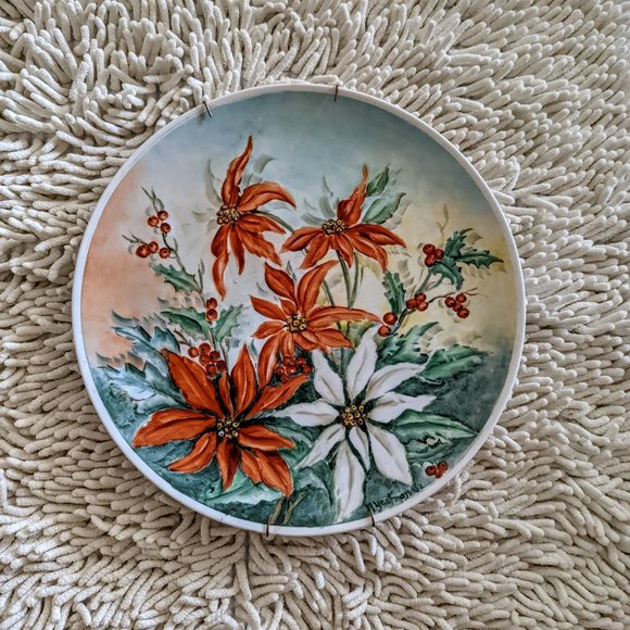 Alka Kunst Bavaria hand painted plate made in Western Germany - Picture 3 of 13